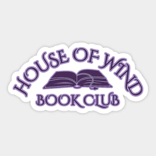 ACOTAR House of Wind Book Club Purple Sticker